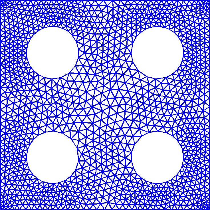 Square with holes